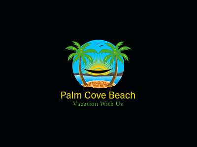 Beach Logo, Palm Beach, Vacation Logo, Sunset Logo, Holiday Logo beach logo brand design branding dribbble logo graphic design holiday logo illustration logo logo design logo maker nature logo palm beach palm cove logo palm logo sea logo sky logo summer logo sunset logo vacation logo vector logo