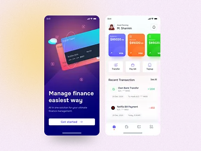 Finance: Navigating the Future of Banking app design bankinginnovation digitaltransactions finance futuristicbanking intuitiveui mobile banking seamlessux securetransactions simplifiedbanking usercentricdesign