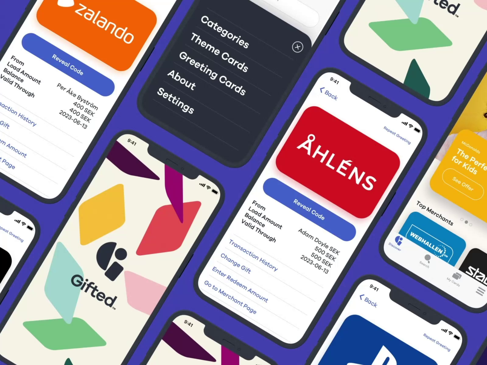 Gifted - Digital Gift Cards by Armin Beciragic on Dribbble