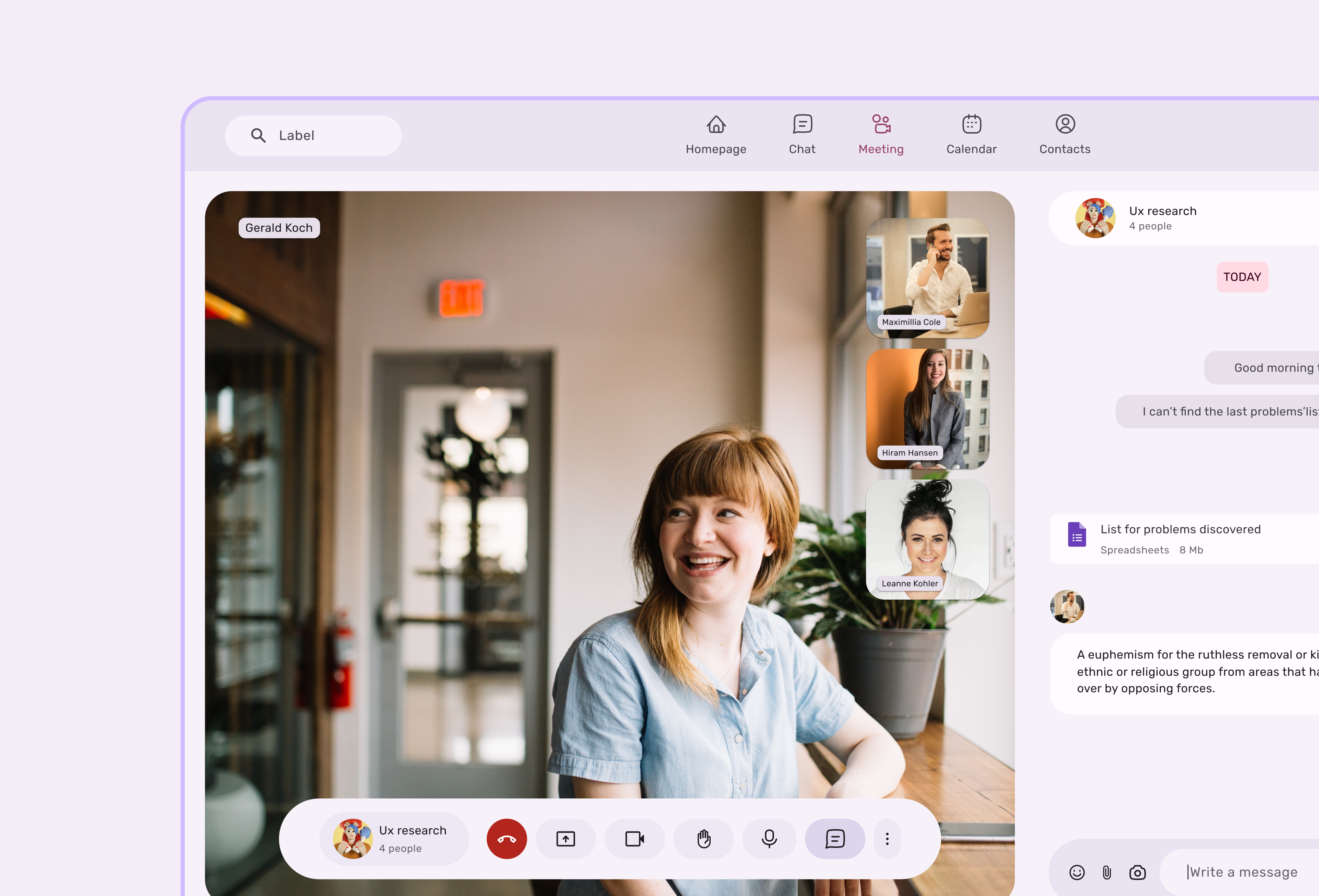 EchoConnect: Redefining Communication app design calendar chat dark theme direct messages mobile product design ui ui design uiux design ux ux design video call