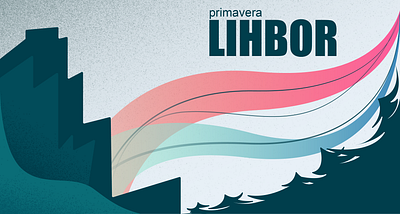 Cover art for the game Primavera Lihbor adventure art branding dark game gradient illustration noise sci fi vector