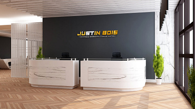 JUSTIN BIOS - Logo Design branding eye catching logo logo logo design minimal logo modren logo wardmark logo