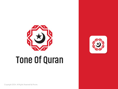 Tone Of Quran Logo Design brand identity islamic logo islamic logo design logo logo design pixoriel