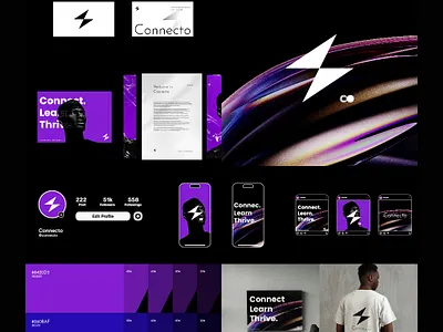 Connecto Branding brand design brand designer brand identity brand logo branding design designer graphic design logo logo design logo designer logo mark logogrid logotype