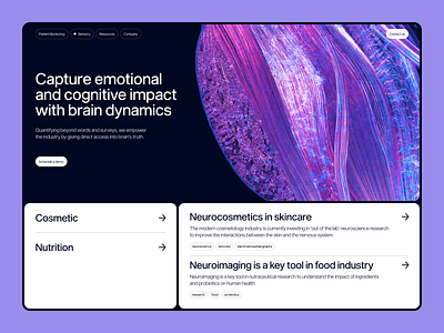 myBrain Tech | Sensory black brain branding design eeg graphic design illustration interface logo mental health nutrition purple skincare ui web