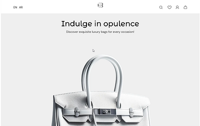 Bags store 3d animation bags clean figma graphic design hermes luxury minimal motion graphics store ui web webdesign