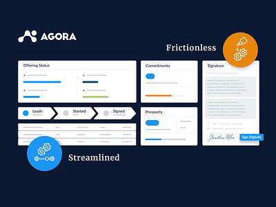 Agora - Skeleton Screens after effects animation icons illustration investment json light lottie motion design motion graphics platform real estate screen skeleton ui ui animation website