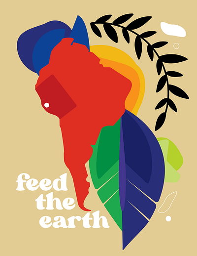 Feed The Earth creative graphic design illustration