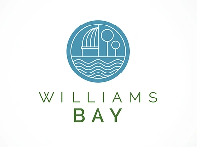 Williams Bay Logo, Branding and Website brand design branding design graphic design illustration logo logo design print design station stationary design ui vector website design