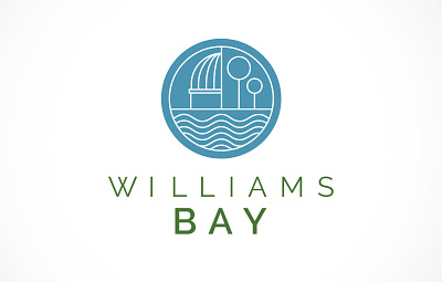 Williams Bay Logo, Branding and Website brand design branding design graphic design illustration logo logo design print design station stationary design ui vector website design