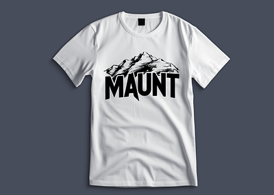 Mount T-shirt Design design graphic design illustration logo logo design mount design mount t shirt design t shirt design typography design vector