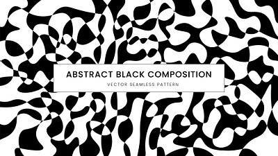 ABSTRACT BLACK BACKGROUND VECTOR SEAMLESS PATTERN background design graphic graphic design illustration pattern vector