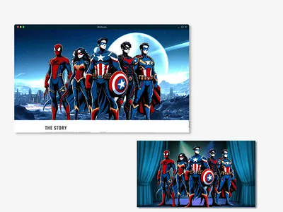 Costume Character Website Banner branding design graphic design illustration illustrator photoshop social media banner ui ux vector website banner