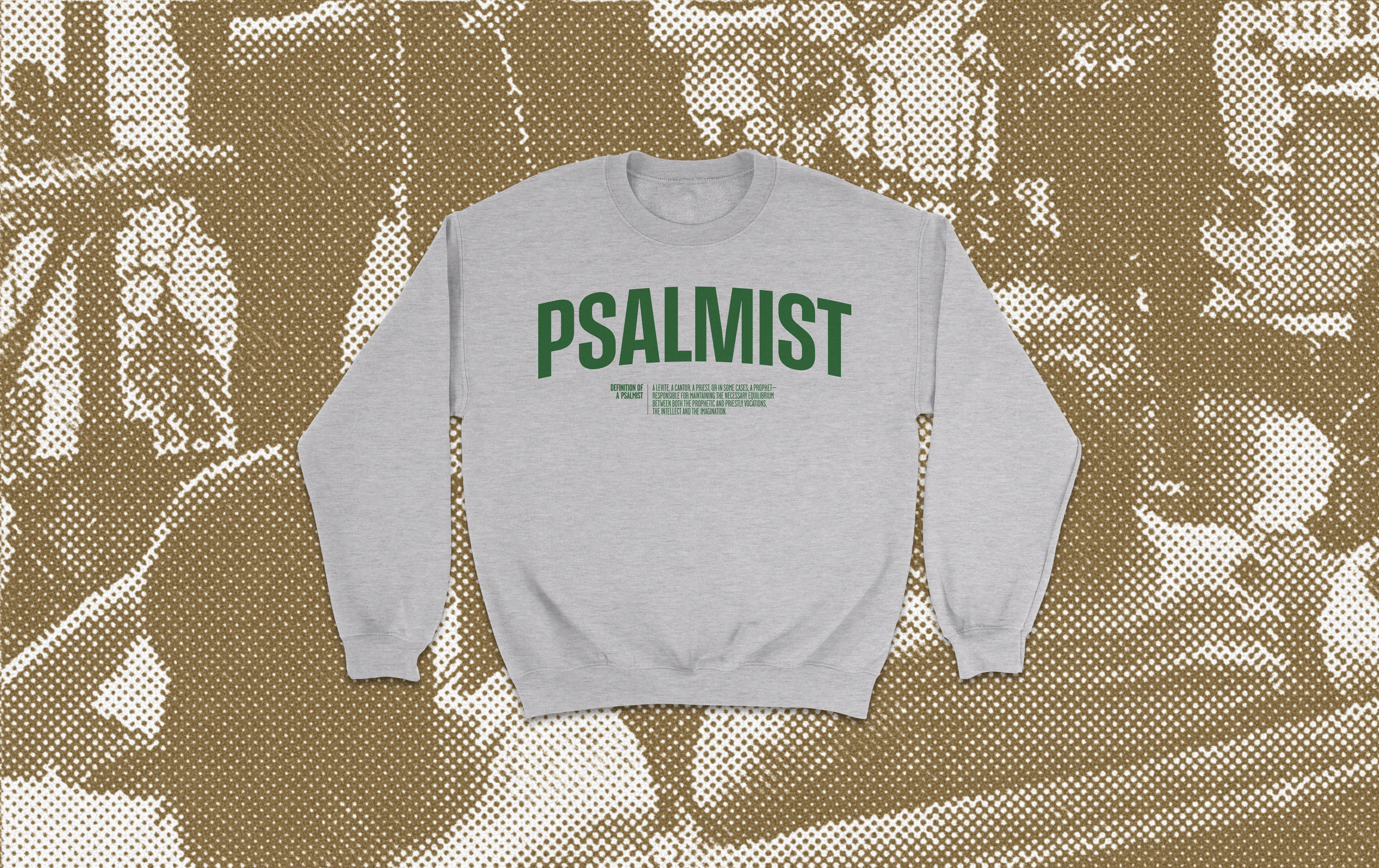 SongLab | Psalmist Crew Neck Sweater Design apparel design church merch crew neck faith based merch merchandise merchandise design ministry psalmist song writing songlab sweater