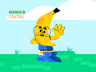 Nanica - banana banana character design dribbble flat flat design football illustration illustrator new soccer vector