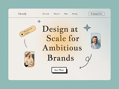 Creative Landing Page - Agency agency app creative dailyui design hero inspiration landing page ui ux