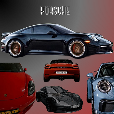 PORSHE 911 GTR branding graphic design