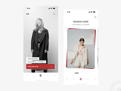 Fashion app concept clothes clothing application clothing store ecommerce fashion fashion app minimal mobile app modern ui shop store ui ux