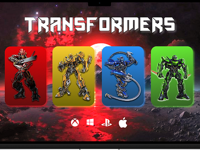 The Transformers World With This Magical Slider. figma hashtaganimation hashtagdailyinspiration hashtaglearndesign slider. ui ux