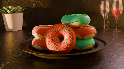 Donuts 3D 3d blenderdonuts