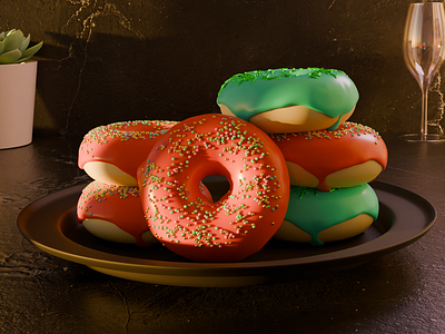 Donuts 3D 3d blenderdonuts