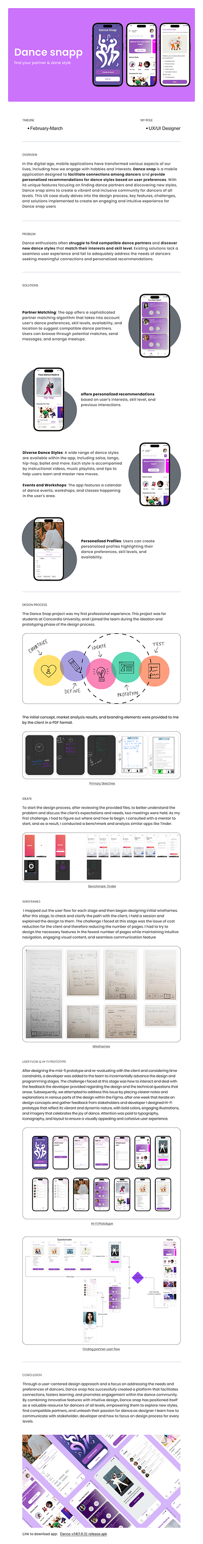 UX Case study, Dance snap app app dance design ui ux