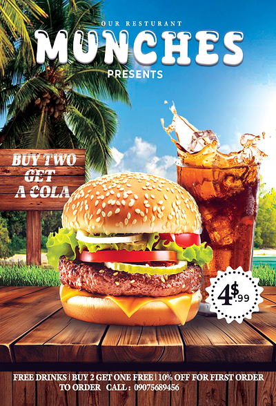 Food flyer advertisment flyer business flyer creative flyer food flyer graphic design