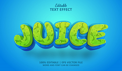 Text Effect Juice graphic design tour tourism
