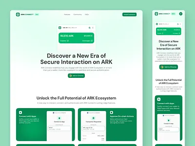 Web3 Crypto Wallet Browser Extension Landing Page Design branding crypto wallet design crypto website dailyui design figma landing page ui ui design ux wallet design web3 website design