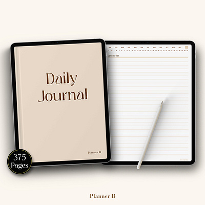 Digital Daily Journal daily journal daily planner diary journal digital journal digital planner goodnotes journal goodnotes planners ipad journal ipad planner planner b tablet journal