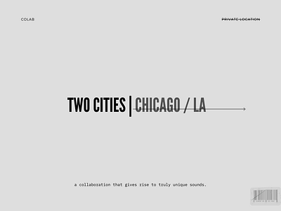 TWO CITIES | chicago/los angeles branding design graphic design typography