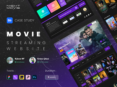 Movie Website - Case Study case study casestudy figma movie movie web design movie website ui uiux ux web web design