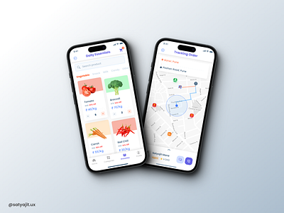 FreshToDoor - Food Delivery App app branding design graphic design illustration illustrator logo ui ux vector