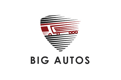Big autos automation logo design branding graphic design logo strong transport logo