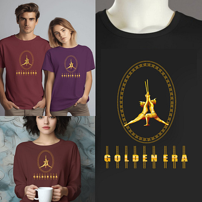 GOLDEN ERA - Designed T-shirts branding clothes digital art graphic design t shirts