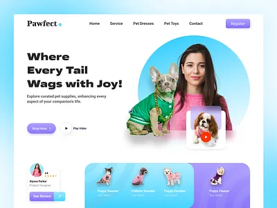 Pawfect : Pet E-commerce shop User Experience Design adobe xd e commerce web design figma figma design landing page landing page design pet shop pet shop ui sketch ui ui ux ui ux. design web web inspiration web ui web ux website website design website user experience website ux