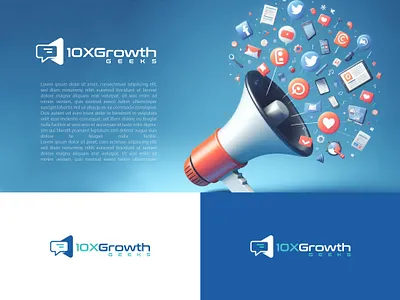 10X Groth Geeks Logo brandidentity branding corporateidentity graphicdesign identitydesign logodesign logodesigner logofolio logoinspiration logoinspo pixiirodesign visualidentity