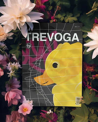 trevoga #4 graphic design