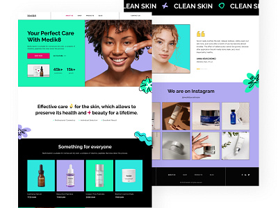 Online store redesign cosmetics design onlinestoredesign redesign store ui ux webdesign website