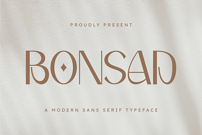 Bonsad - Modern Sans Serif Typeface cosmetic elegant fashion feminine font luxury modern sans serif typeface