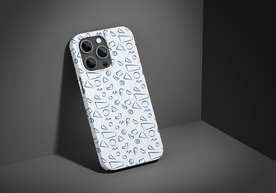 Geometric Fusion: iPhone Cover Pattern Design branding graphic design typography