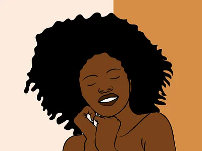 Drawing - Black Woman/ Smiling african art arts black black woman colorful design drawing happy illustration illustrator nature relax smile vector vintage woman