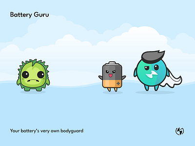 Battery Guru - Promotional Banners ad app banner battery battery guru design graphic design promotional