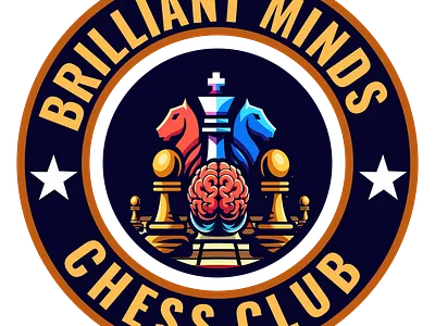 brilliant minds chess logo brand design business logo cartoon logo chess company logo esports logo gaming gaming logo illustration mascot cartoon modern logo professional logo simple minimal logo sports team logo twitch logo vector art youtube logo