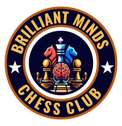 brilliant minds chess logo brand design business logo cartoon logo chess company logo esports logo gaming gaming logo illustration mascot cartoon modern logo professional logo simple minimal logo sports team logo twitch logo vector art youtube logo