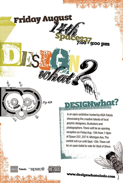 Promo Poster Design What? Exhibition graphic design