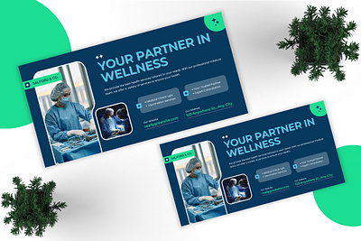 Project 07 - Health Care Banner Landscape banner business creative design doctor graphic design health health care hospital medic medical modern pharmacy print print template promotion