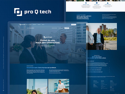 proQtech | Brand Identity, Photography & Webdesign b2b brandidentity branding businessdesign design employerbranding logodesign recruiting webdesign
