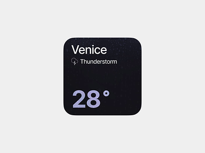 Weather iOS widget design animation apple concept design figma interaction ios mobile motion graphics spark tools ui ui design weather weather app weather ui widget widget app widget ios widgets