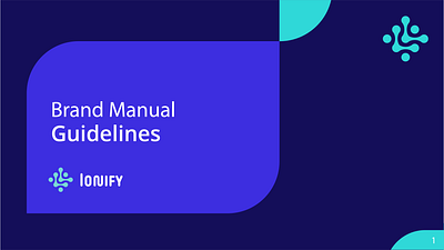 Ionify Brand Guidelines branding design graphic design illustration logo typography vector
